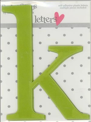 Heidi Grace - Daydreamer - Plastic Alpha Stickers k - 2/pk  (sold in 3's)